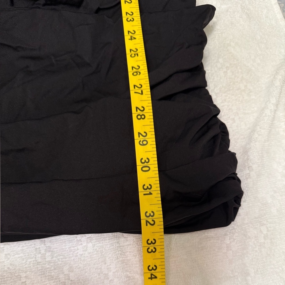 Bardot Elegant Black Ruched Dress - Picture 6 of 10
